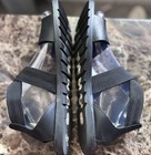 SOREL BLACK LEATHER Flat Comfort Sandals Women's Size 8 M Elastic Ankle Strap — photo 5