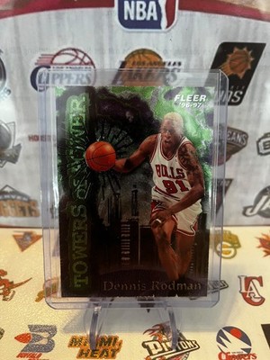 1996-97 Fleer Towers of Power Dennis Rodman #9 Bulls