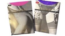 Vintage Frederick?s Leg Wear 2 Packs 1 Body Stocking 1 Thigh High Stockings B9-1