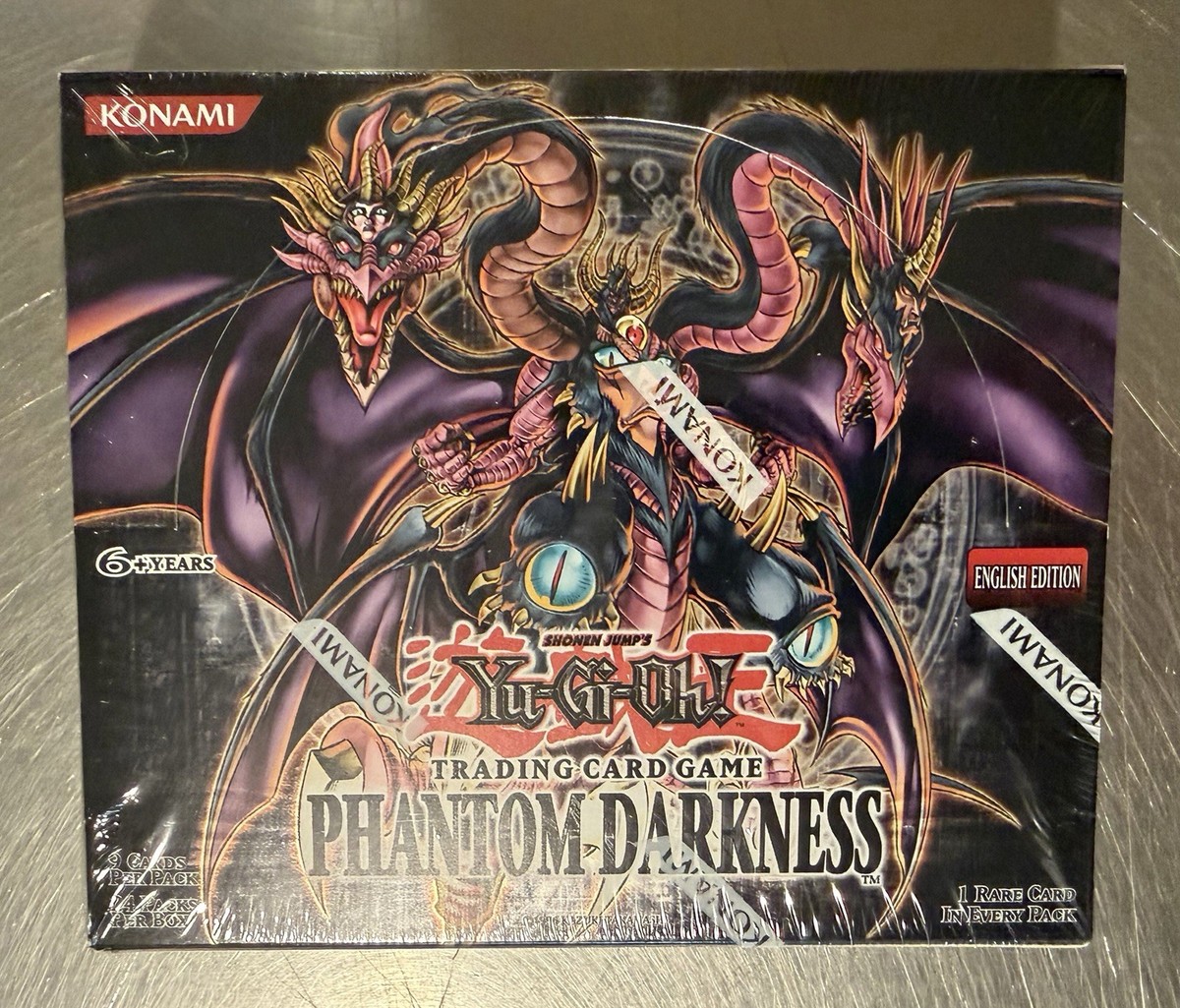 PHANTOM 遊戯王 DARKNESS メルカリ - ファントム・ダークネス(シュリンク付き)未開封BOX 絶版 遊戯王 シュリンク付き BOX 未開封 遊戯王OCG デュエルモンスターズ