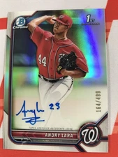 2022 Bowman #CPA-AL Andry Lara Chrome Prospects Autograph Refractor /499