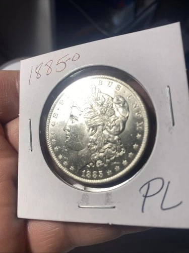 1885-O $1 Morgan Silver Dollar. Gem BU Prooflike.