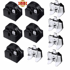 Refrigerator Compressor Relay and Overload Kit 5 Sets,Refrigerator Starters QP2-