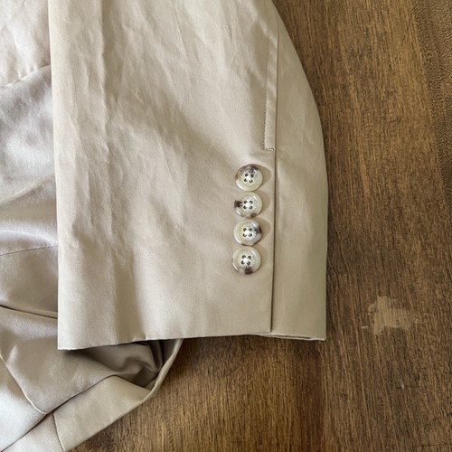 NWT Ralph Lauren Womens Cotton Twill Blazer Sz 20W Tan Office Career Classic - Picture 4 of 9