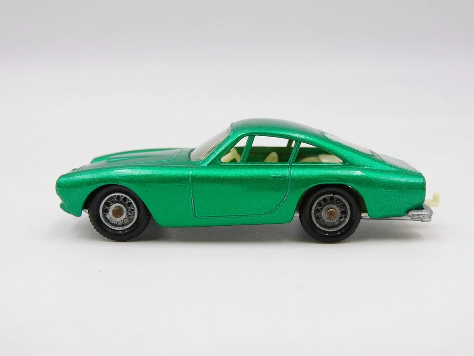Lesney Matchbox 75B Ferrari berlinetta metallic green wire wheels diecast E box - Immagine 2 di 4