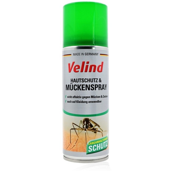 Velind Hautschutz Und MüCkenspray, Insektenspray 200 Ml Gegen MüCken Und Zecken-image