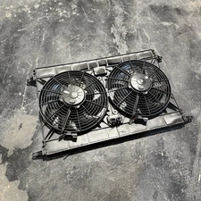 05-08 Maserati Quattroporte SPAL Radiator Cooling Fans & Shroud M139