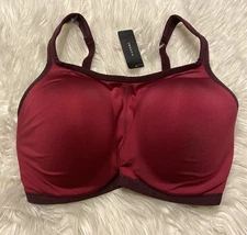 Natori 32H Sports Bra Red Yogi Convertible Underwire Back Closure 731050 NEW $72