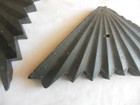 2 Antique Fan Door Corners, Wooden/Black, Good Used Condition — photo 5