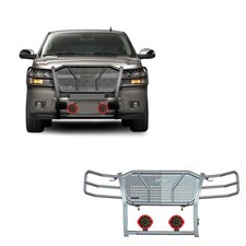 Kasei Grille Guard Brush Guard Push Bar Kit Black Fit 07-13 Chevrolet Avalanche