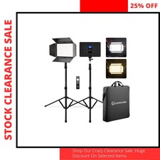 Studio LED Light Panel Photography Lighting Kit