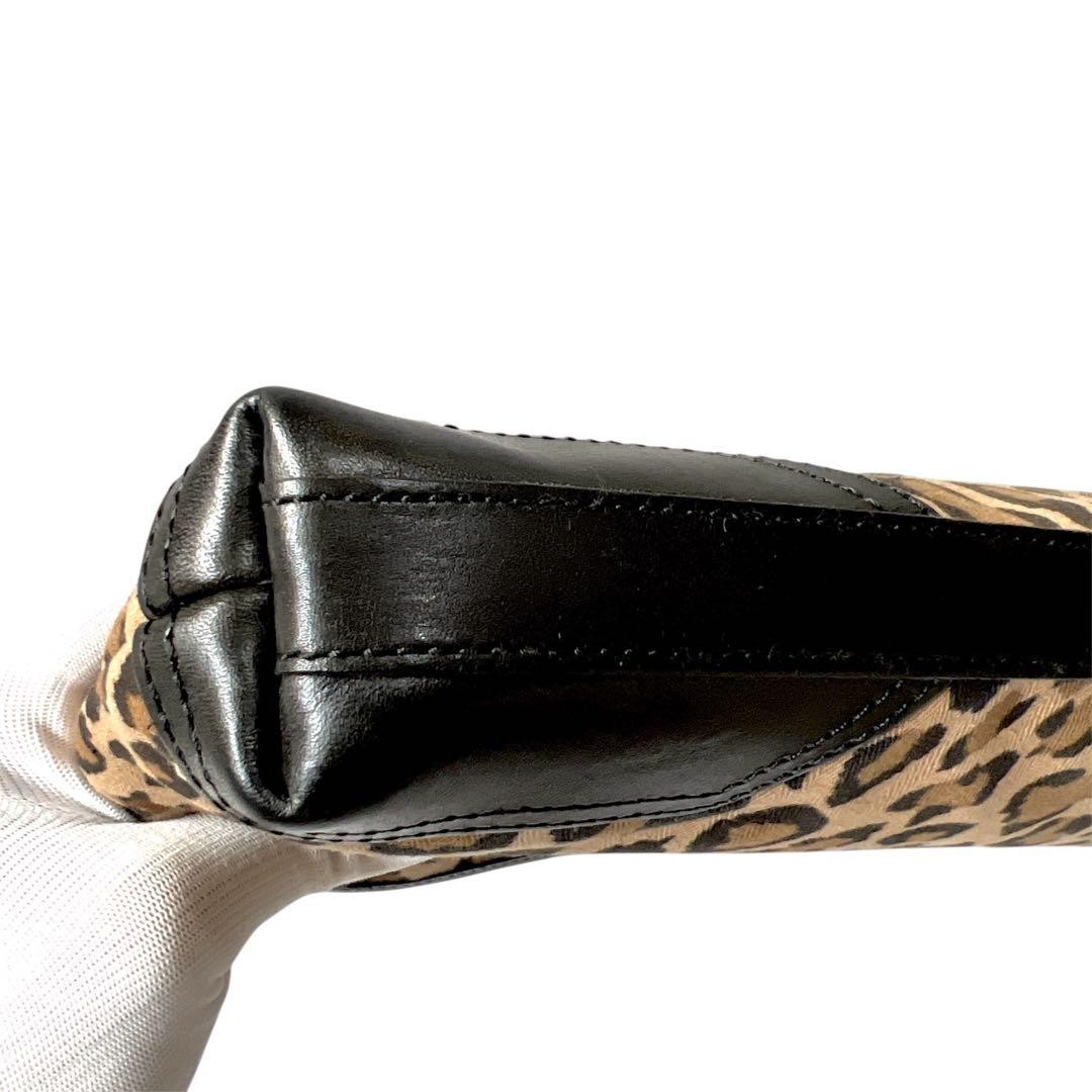 Master-piece x Monkey Time Leopard Leather Docume… - image 8