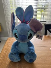 Disney Stitch Plush Toy Blue 11" Stuffed Animal Disney Franchise Character