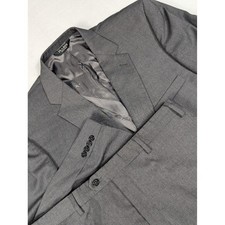 Jos. A. Bank Signature Collection Gray Wool 2-button Mens 2 Piece Suit Size 50XL