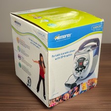 Memorex MKS2112NBL CD G Karaoke System Portable - Dual Mic Input Blue