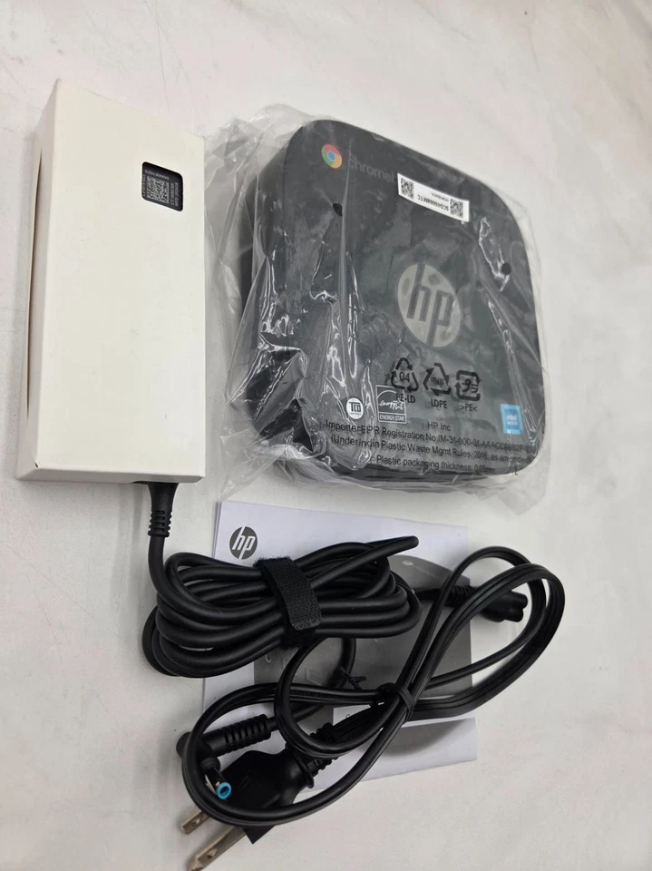 HP Chromebox G4 Mini Desktop Intel Celeron 7305 4GB DDR4 64GB SSD ChromeOS Black - Image 2 of 4