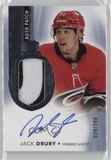 2021-22 Upper Deck The Cup Rookie 39/249 Jack Drury #188 Patch Auto 0kb5