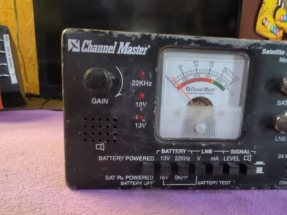 Channel Master Satallite Signal Level Meter- Model 1007IFD- Not Tested - Image 3 of 4