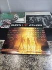 Lot of 3 Queen vinyl record albums Classic Rock Hard Rock See Description