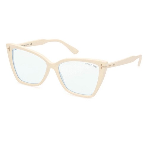 Tom Ford FT5844 B 025 Injected Ivory 55mm Damen Brille