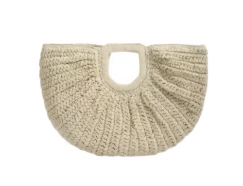 Straw Casual half moon bag - Picture 2 of 5