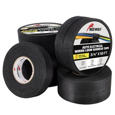 10 Rolls 3/4 Inch x 50 FT Wiring Harness Tape High Temp Flame Retardant Wire ...