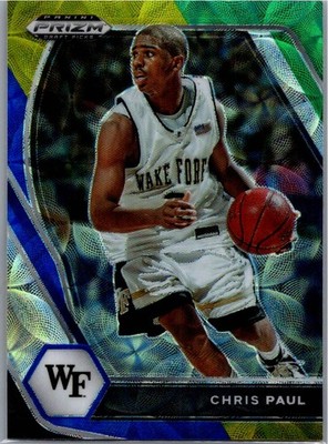 2021 Panini Prizm Draft Picks #68 Chris Paul Choice Blue Yellow Green