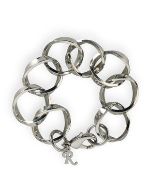 Raf Simons Linked Rings Chain Bracelet 221992460000082 33015298