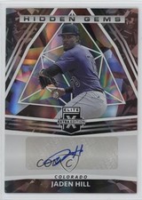 2022 Panini Elite Extra Edition Hidden Gems Black Josh Hood #HG-JH Auto 0r4