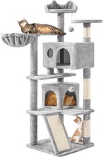 Cat Tree Multi-Level Cat Tree Tower W/ Scratching Posts Cat Condo Basket