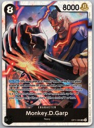 Monkey.D.Garp OP11-095 Super Rare A Fist of Divine Speed One Piece TCG