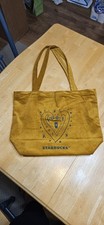 STARBUCKS Corduroy Tote Bag Brown Size 16x12x5