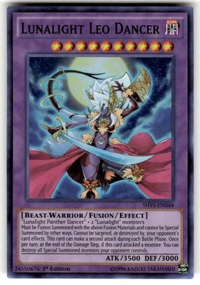 YUGIOH LUNALIGHT LEO DANCER SHVI-EN048 SUPER 1ST ED NM