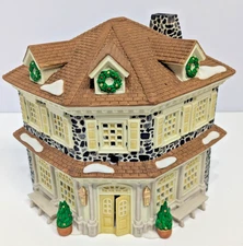 DISNEY Silversmith Liberty Square porcelain building with original box