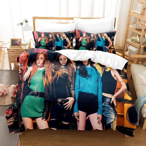 BLACKPINK K-POP Doona Duvet Cover Bedding Set Pillowcase Single Double Queen - Picture 16 of 31