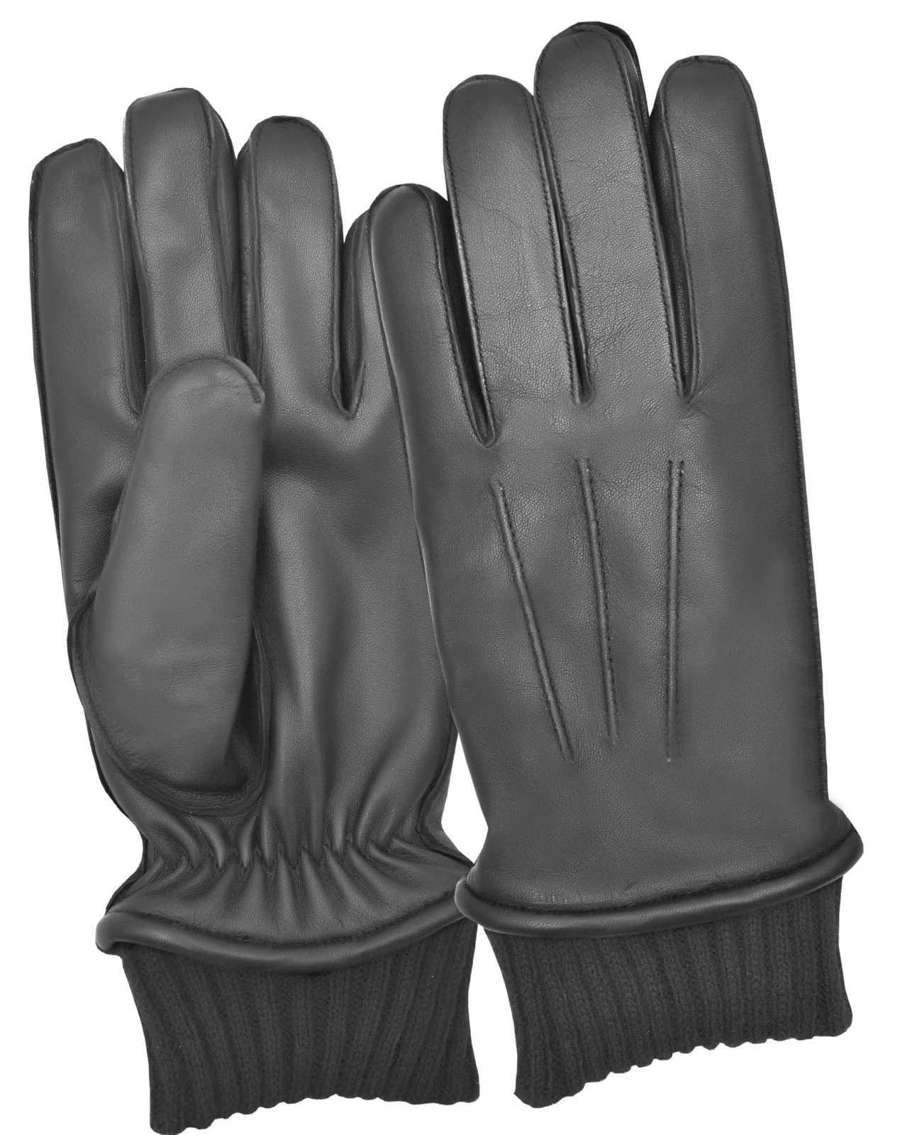 Winter Gloves Genuine Warm High Quality Leather Men's Dress Fashion Glove