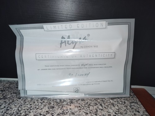 Alysa Doll Simply Chic Limited Edition Dealer Exclusive (By Jason Wu) Candi. - Picture 13 of 15
