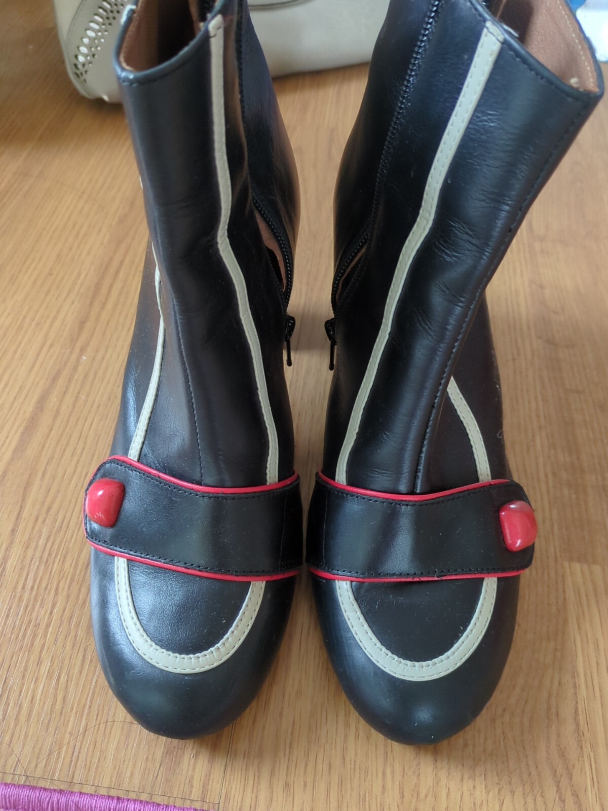 Botines de cuero BOHO Rock Chick hechos en España por Nemonic: 38