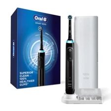Oral B Smart 5000 Electric Toothbrush Bluetooth Rechargeable 5 Cleaning Modes
