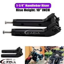 Club Style Pullback Handlebar Riser For Harley Softail Dyna 1-1/4" Clamping Bar