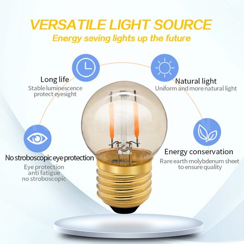 Ruiandsion E27 LED Bulb Chandelier Light Garden Light 12-24V Warm White 2200K - Picture 3 of 7