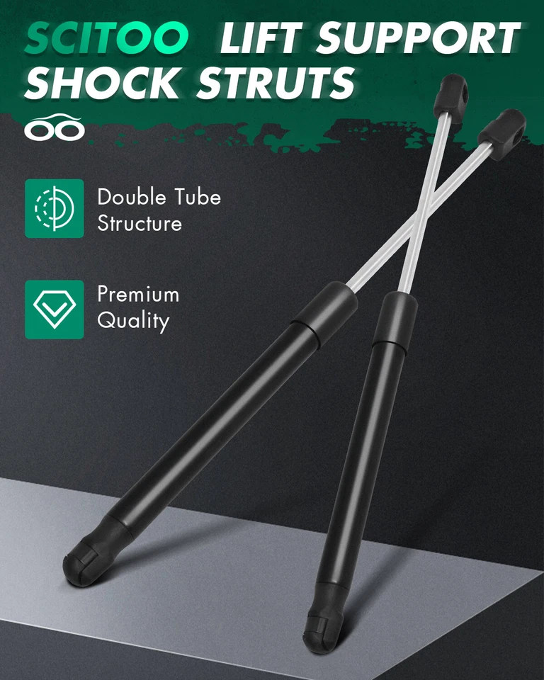 Juego de 2 resortes de gas de soporte de elevación de capó para Jaguar Super V8 Vanden Plas XJ8 XJR 04-09 Foto 2 de 4