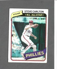 Steve Carlton HOF Philadelphia Phillies 1980 Topps #210