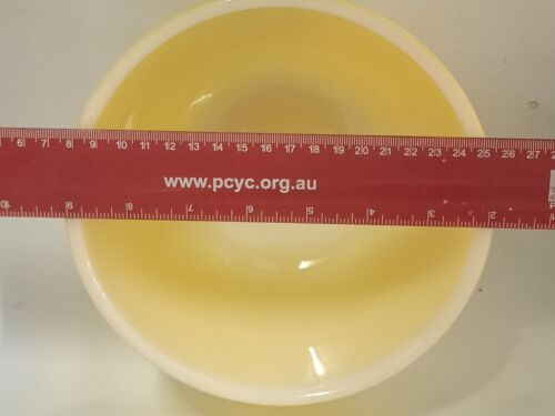 FIRE KING USA 4 Piece Beaded Rim Fired on Primary Colors Nesting Mixing Bowls EC - Picture 23 of 24