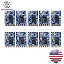 10pc 433Mhz HC-12 SI4463 Wireless Serial Port Module 1000m Replace Bluetooth US