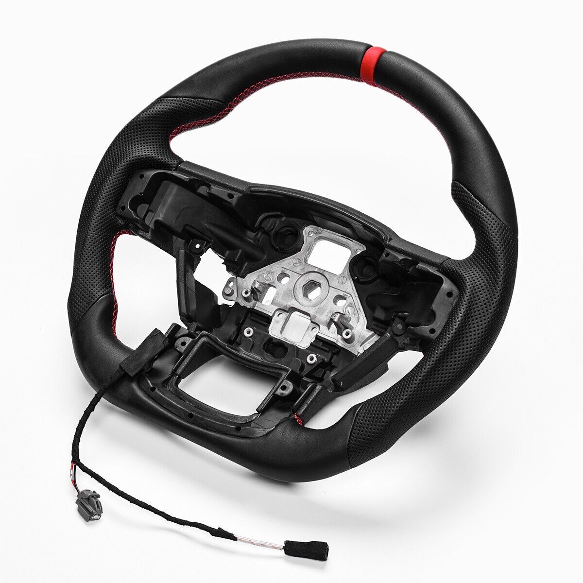 Real Nappa Leather Steering Wheel 2015-20 F-150 F-250 Raptor Super Duty W/heaed