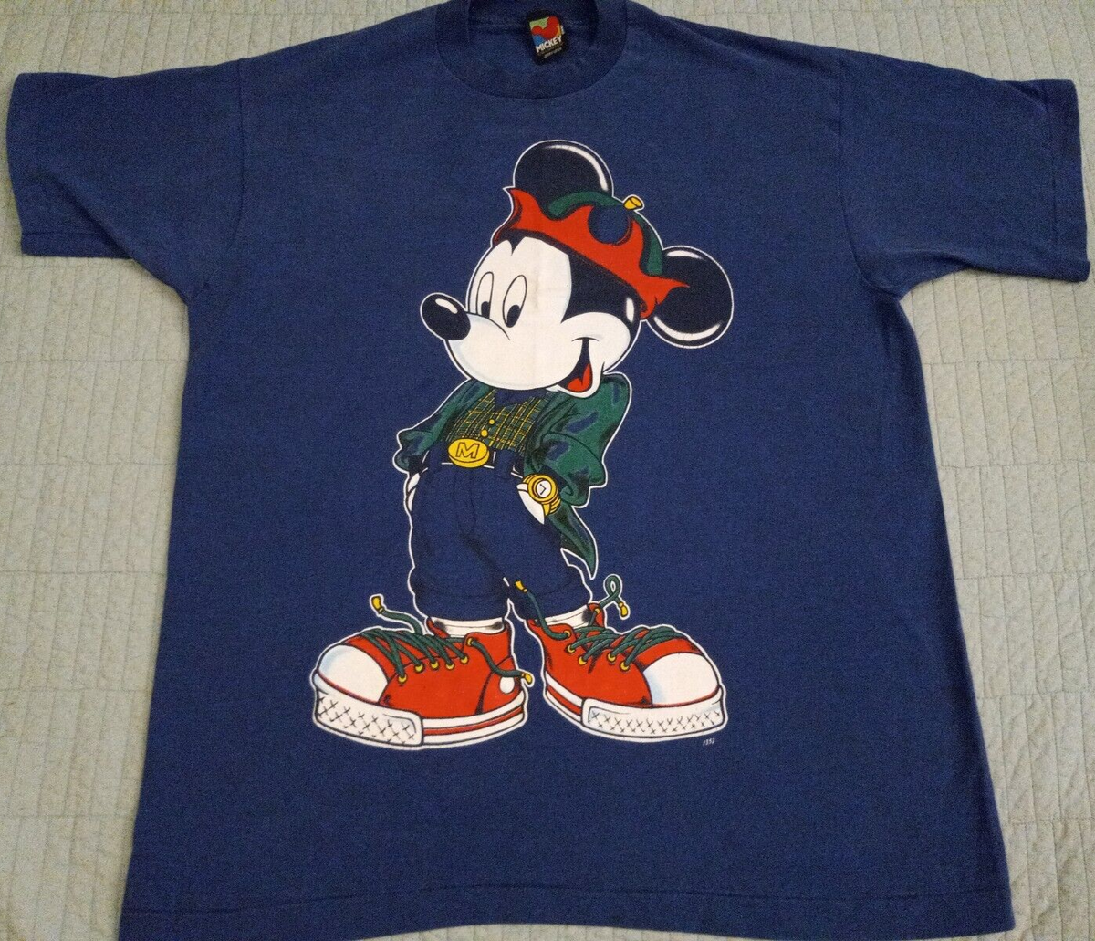 Vtg 90's Men's XL Mickey Unlimited Jerry Leigh Blue Hip Hop Vtg 90's Men's XL Mickey Unlimited Jerry Leigh Blue Hip Hop