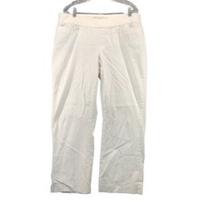 Lee Women's Style Up Jeans Size 16M White Cotton Blend Pockets