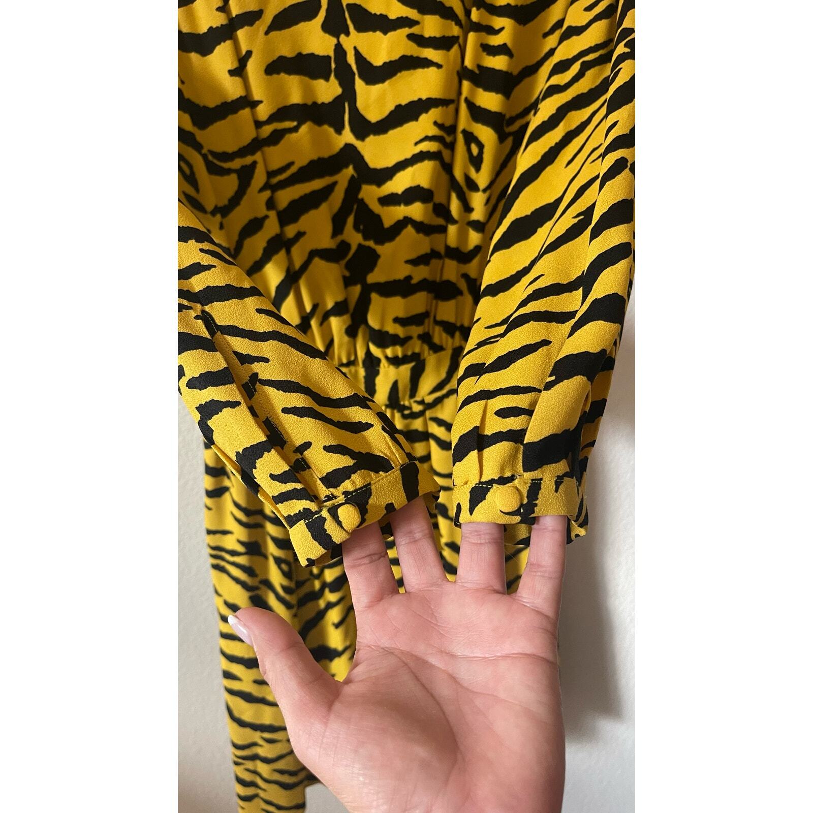 Abito Saint Laurent Tiger Crepe