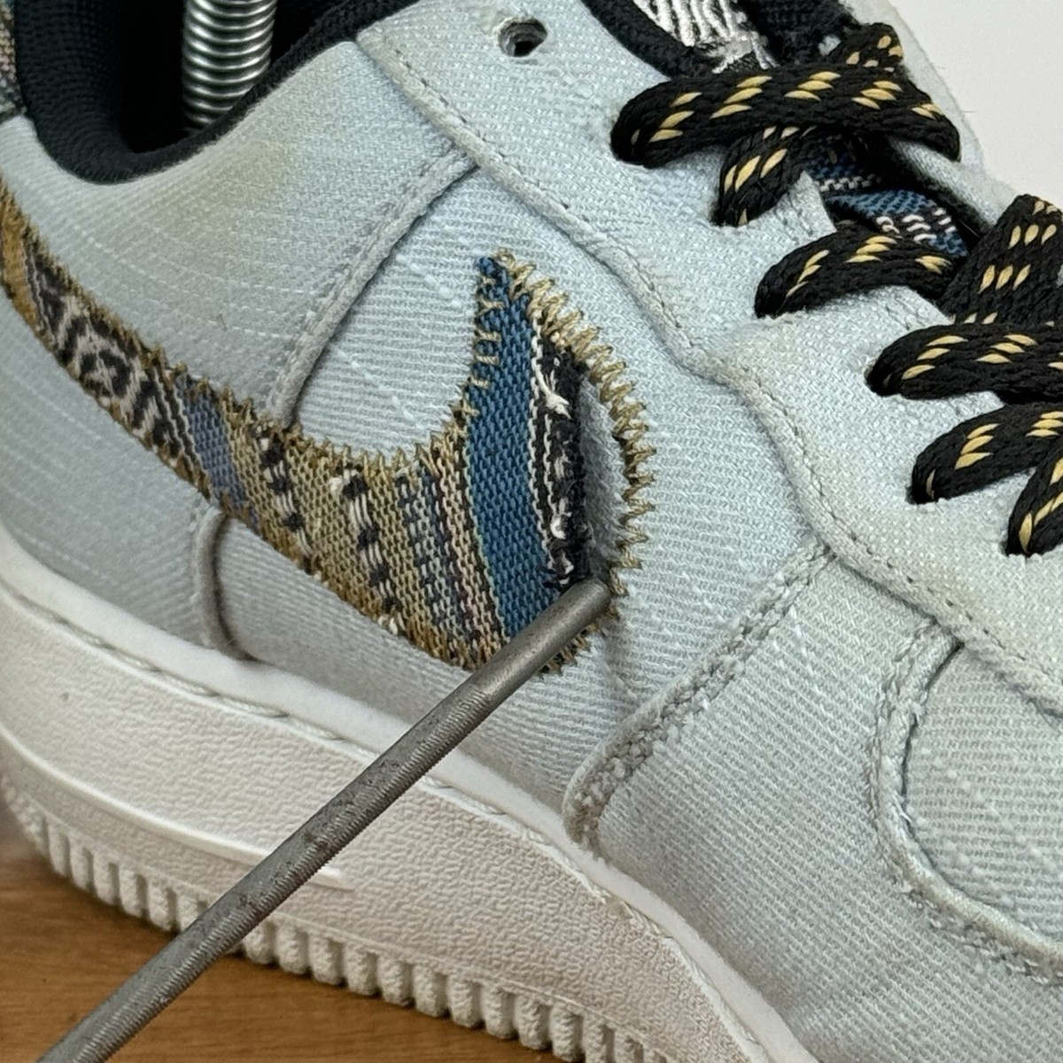 Mens Nike Air Force 1 Low \'07 LV8 Light Armory Blue‎ Sneakers Shoes Size 8.5 D Nike Air Force 1 Low  main image 2